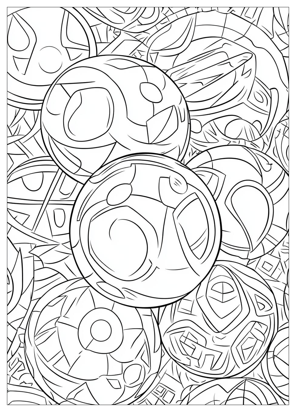 Pokeball Coloring Pages-19