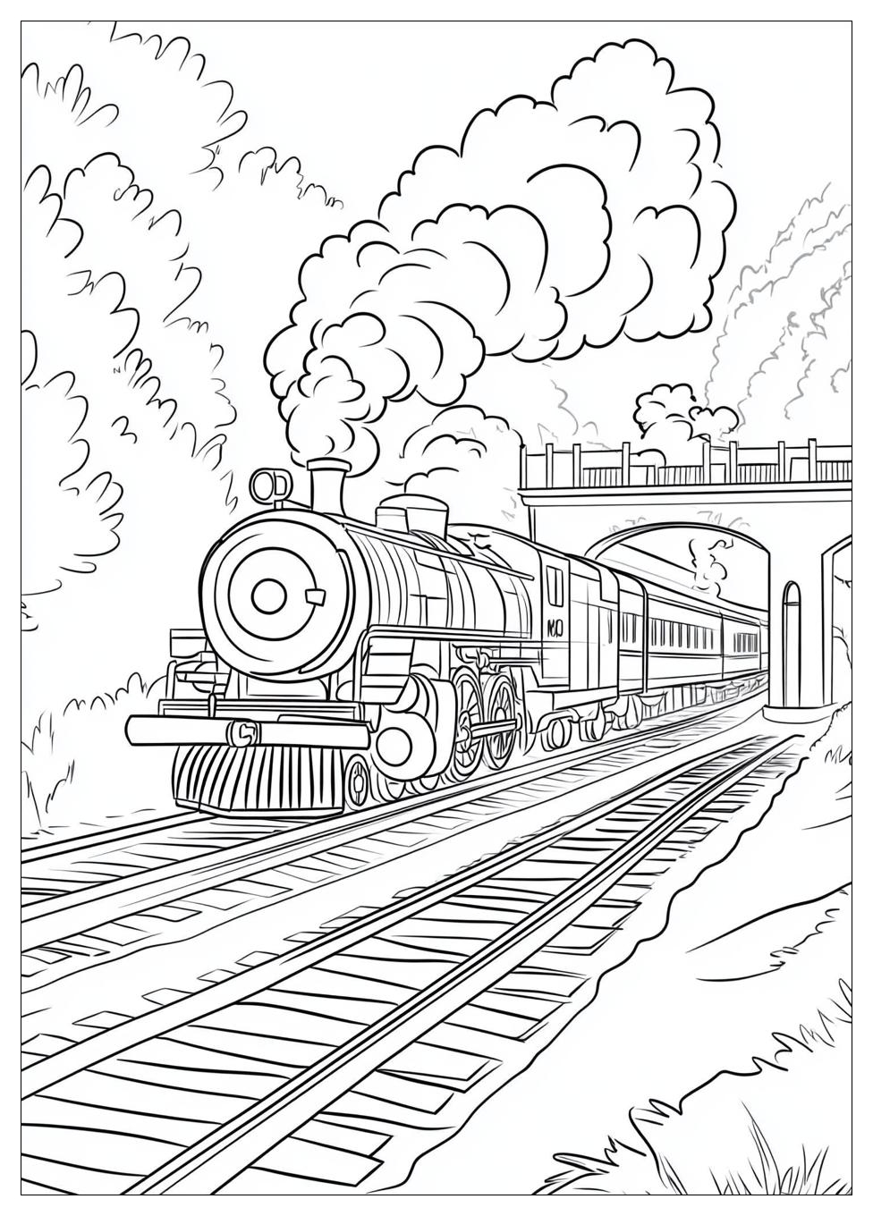 Polar Express Coloring Pages-12