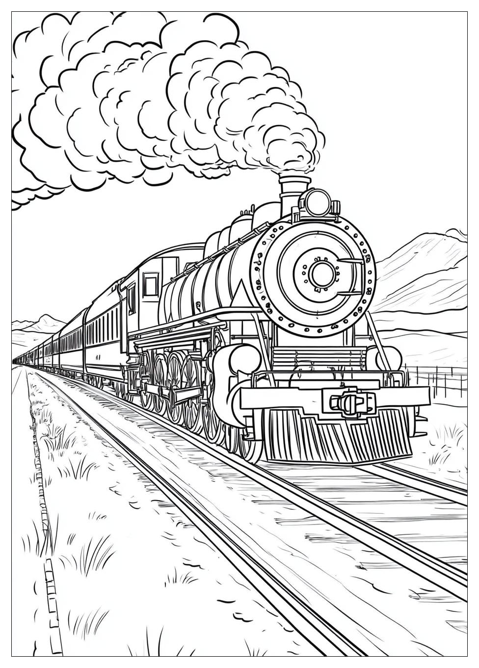 Polar Express Coloring Pages-20