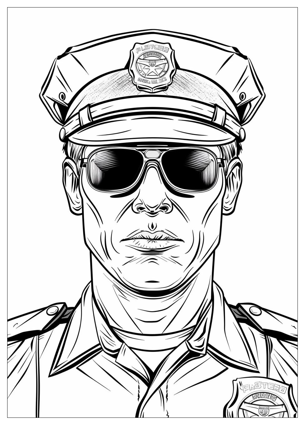 Police Coloring Pages-19