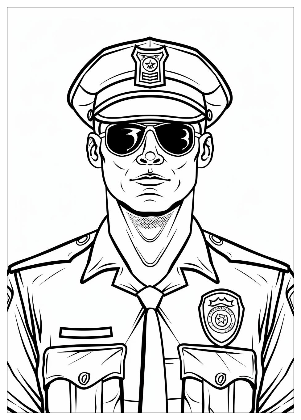 Police Coloring Pages-2