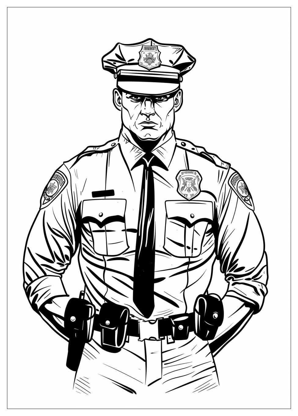 Police Coloring Pages-4