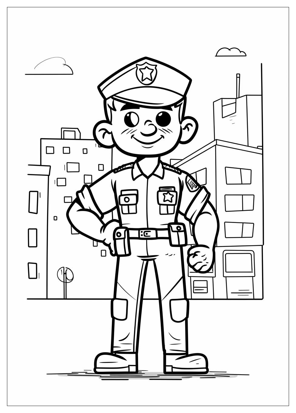 Police Coloring Pages-6