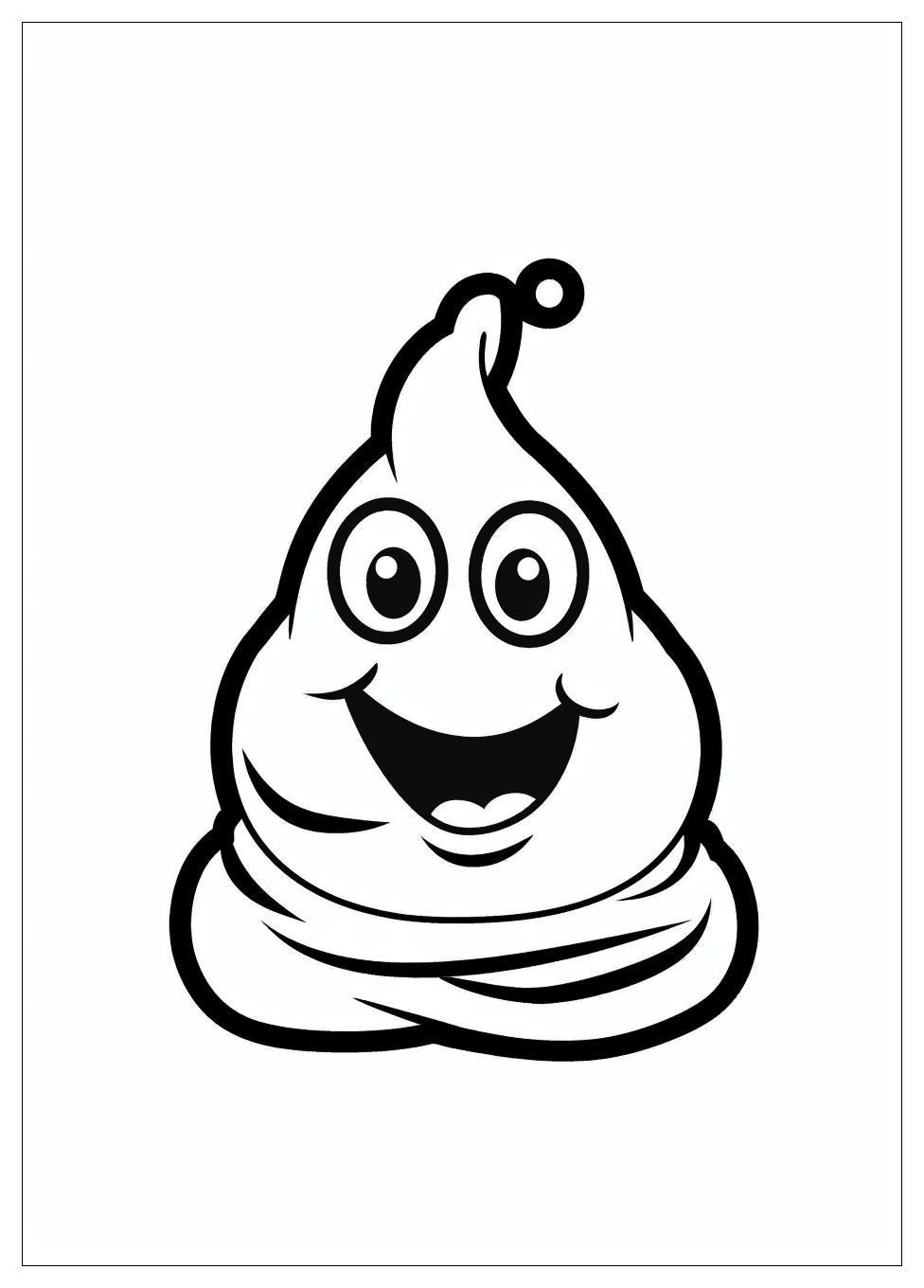 Poop Emoji Coloring Pages-10