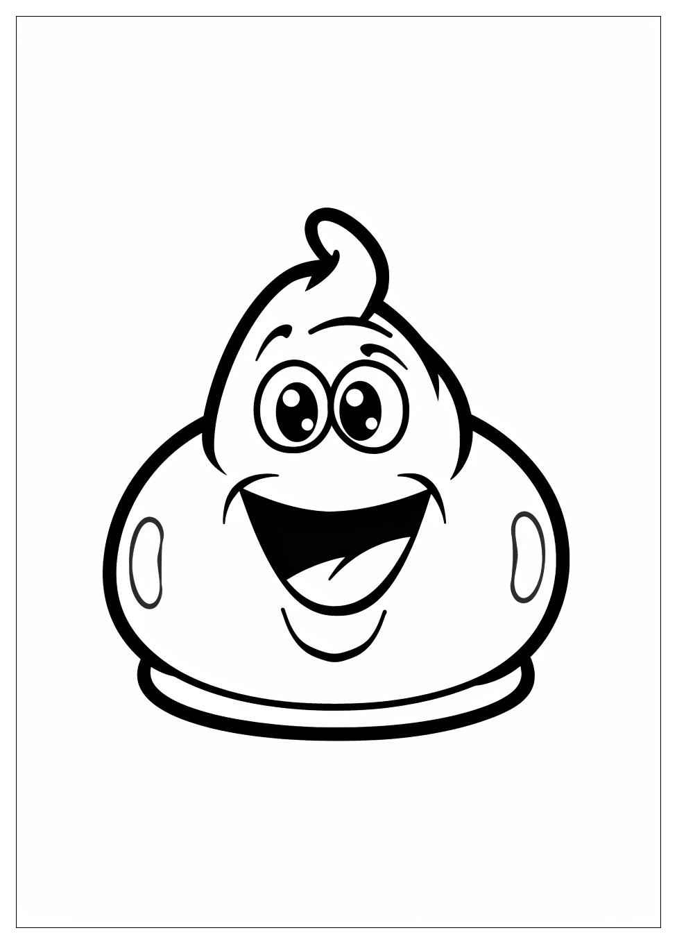 Poop Emoji Coloring Pages-13