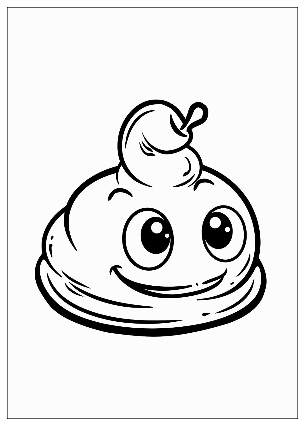 Poop Emoji Coloring Pages-18