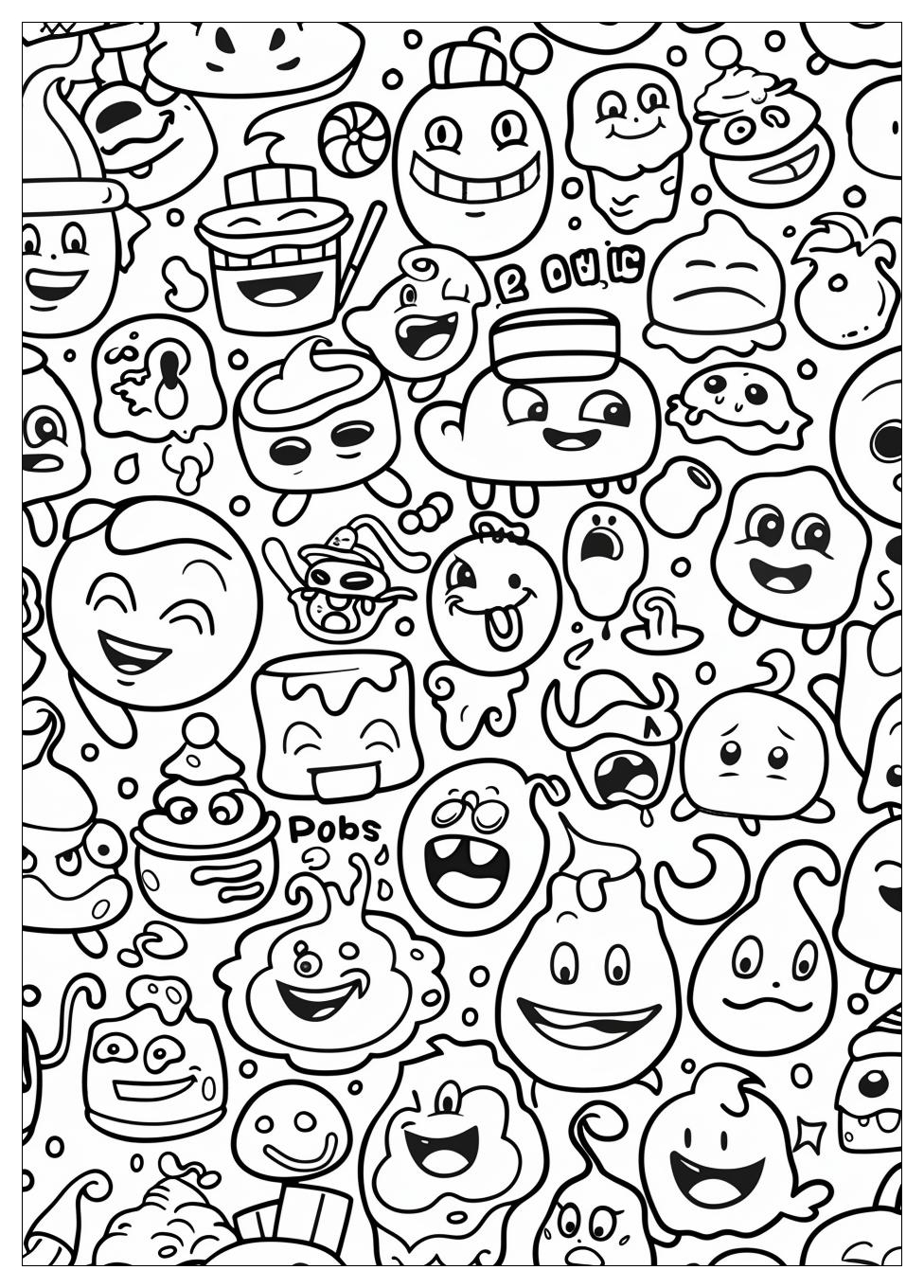Poop Emoji Coloring Pages-20