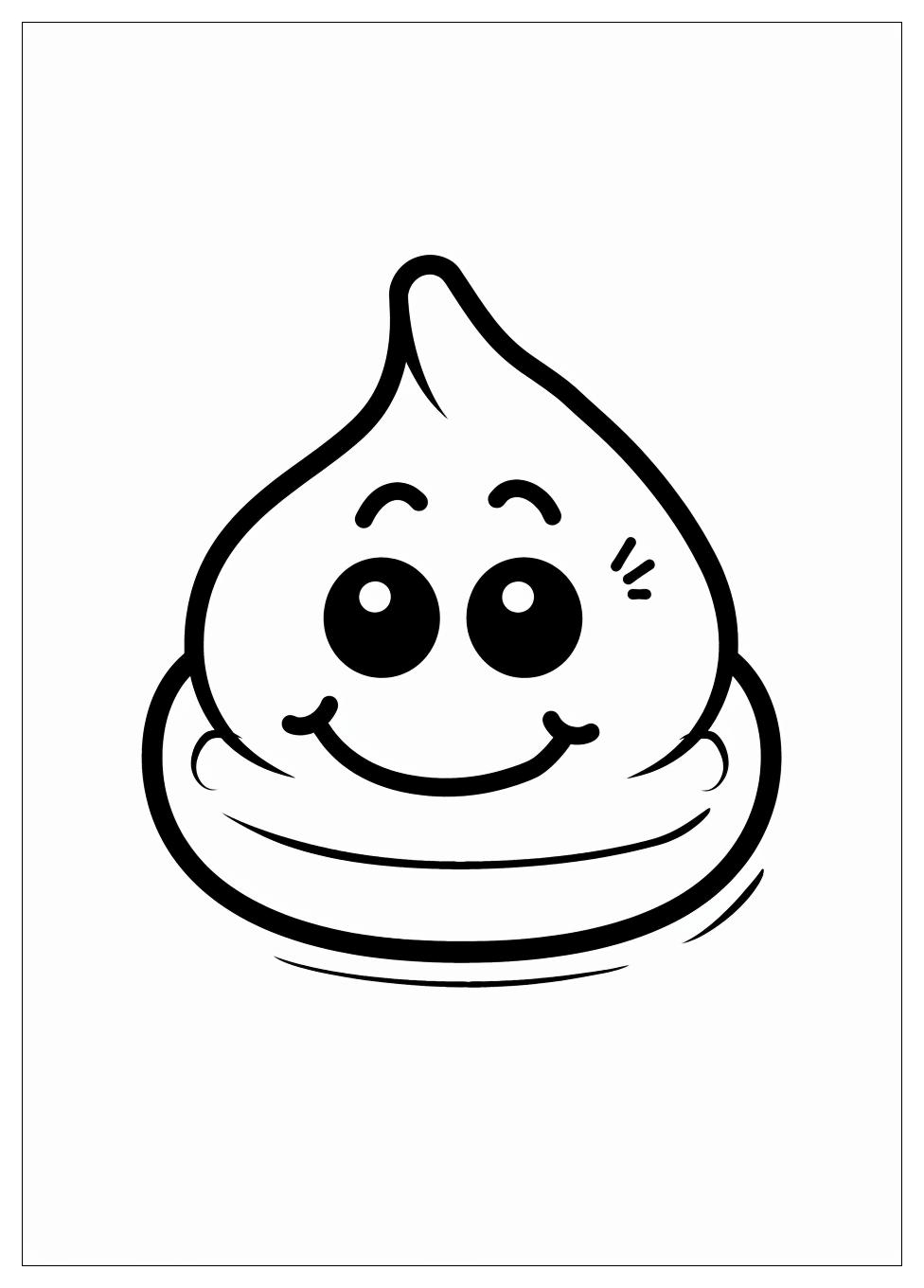 Poop Emoji Coloring Pages-5
