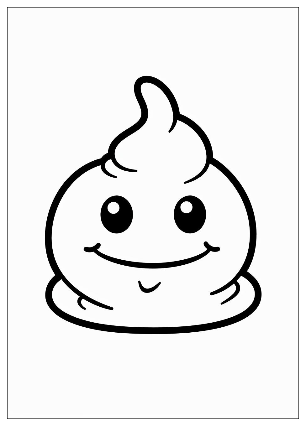 Poop Emoji Coloring Pages-6