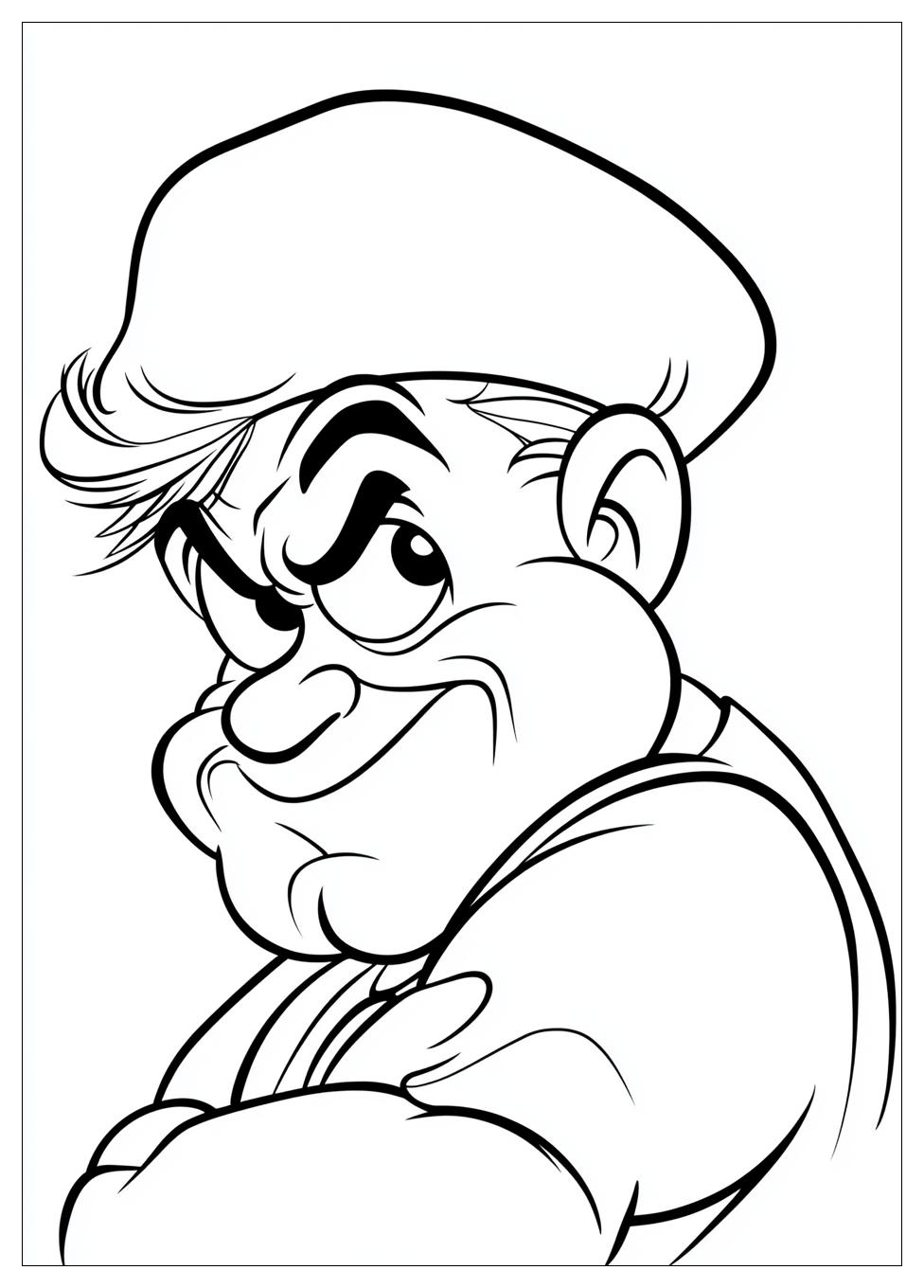 Free Printable Popeye Coloring Pages 10 Popeye Coloring Pages-10