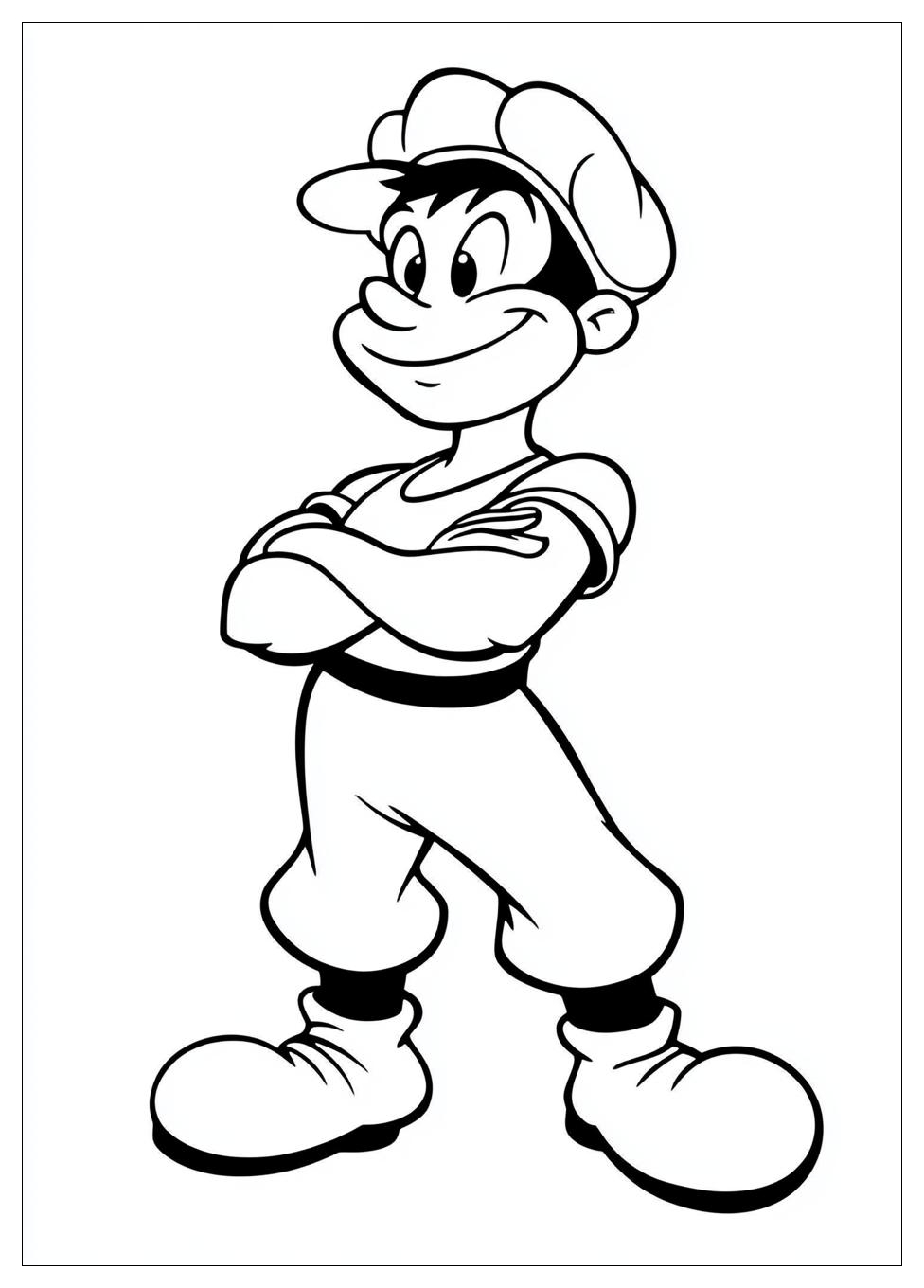 Free Printable Popeye Coloring Pages 12 Popeye Coloring Pages-12