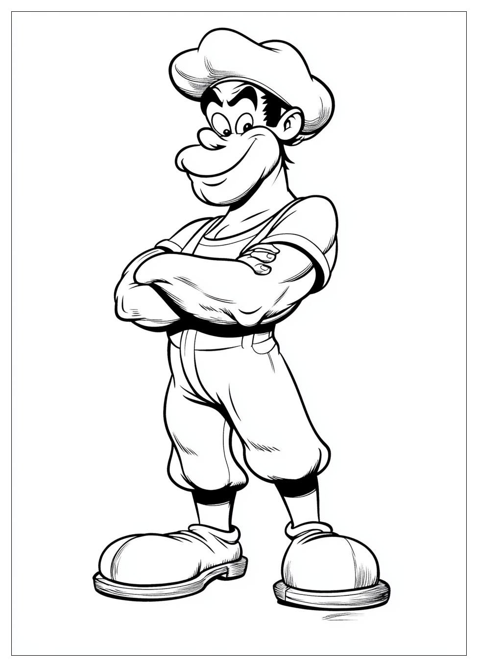 Free Printable Popeye Coloring Pages 14 Popeye Coloring Pages-14