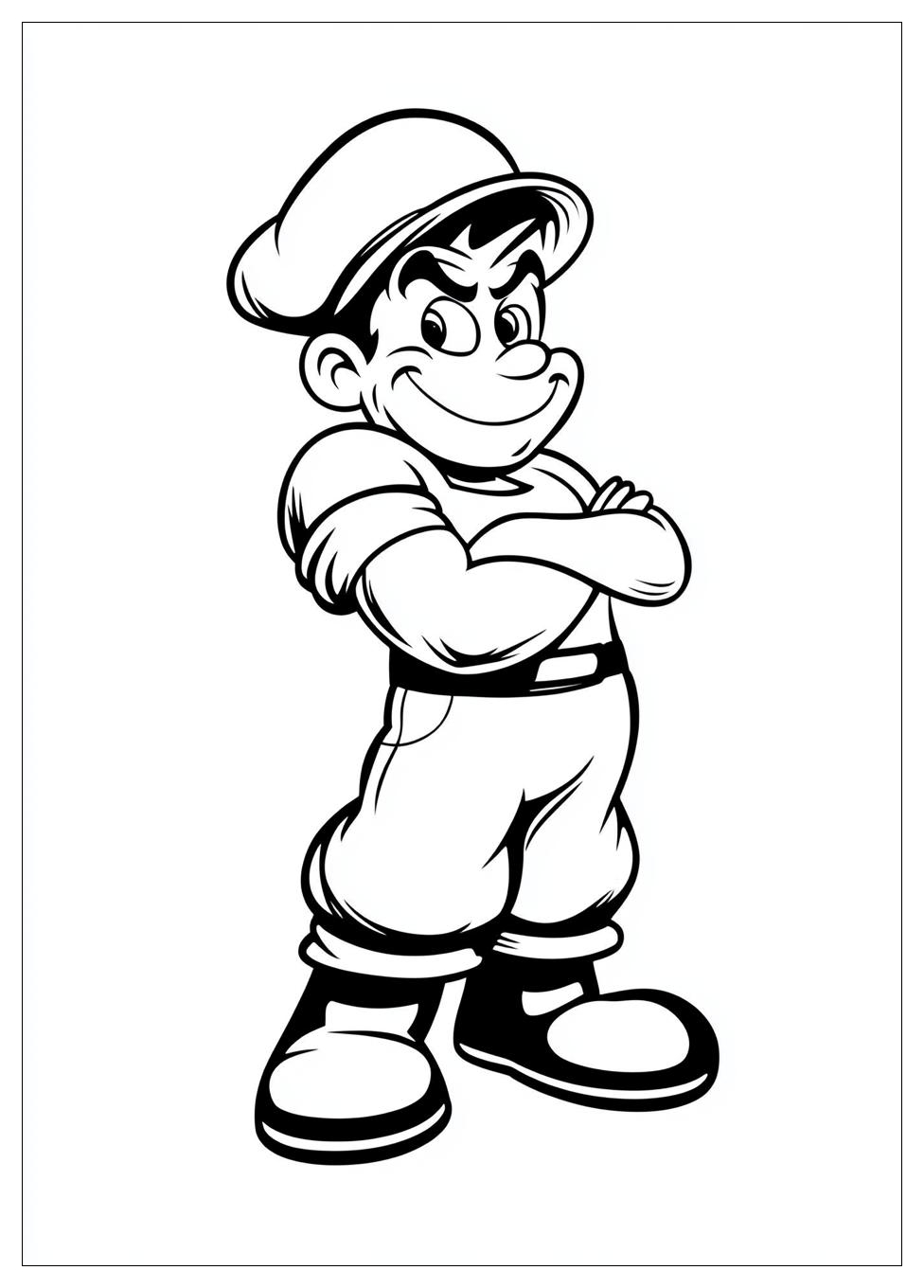 Free Printable Popeye Coloring Pages 15 Popeye Coloring Pages-15