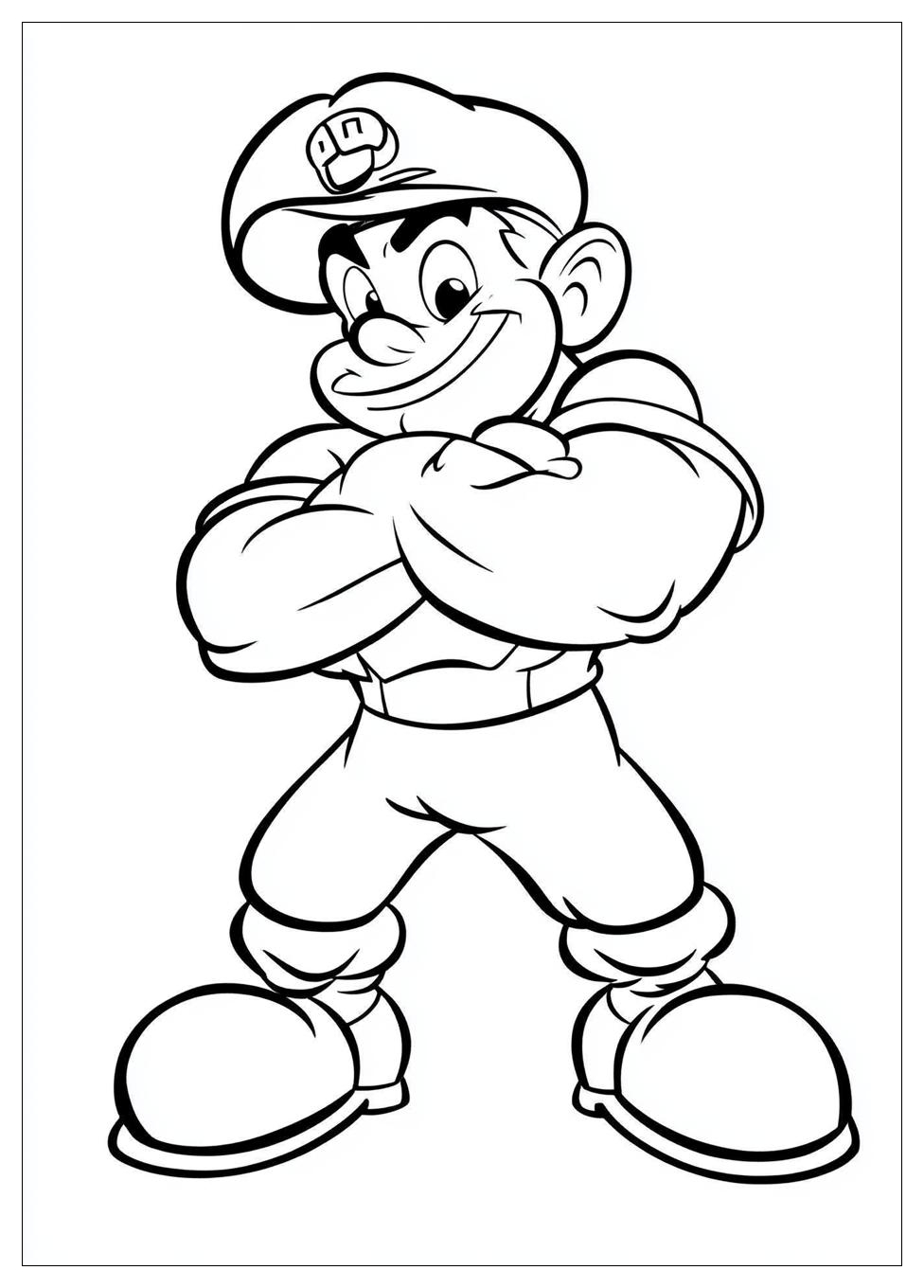 Free Printable Popeye Coloring Pages 17 Popeye Coloring Pages-17