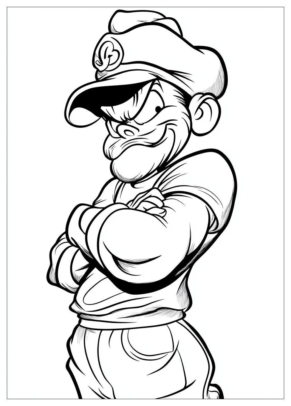 Free Printable Popeye Coloring Pages 18 Popeye Coloring Pages-18