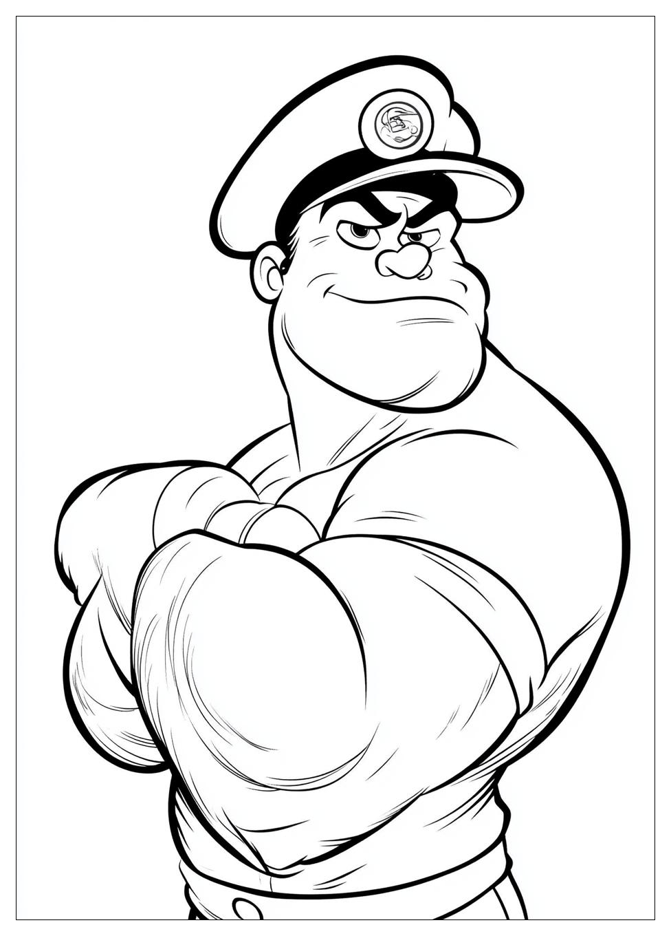 Free Printable Popeye Coloring Pages 19 Popeye Coloring Pages-19