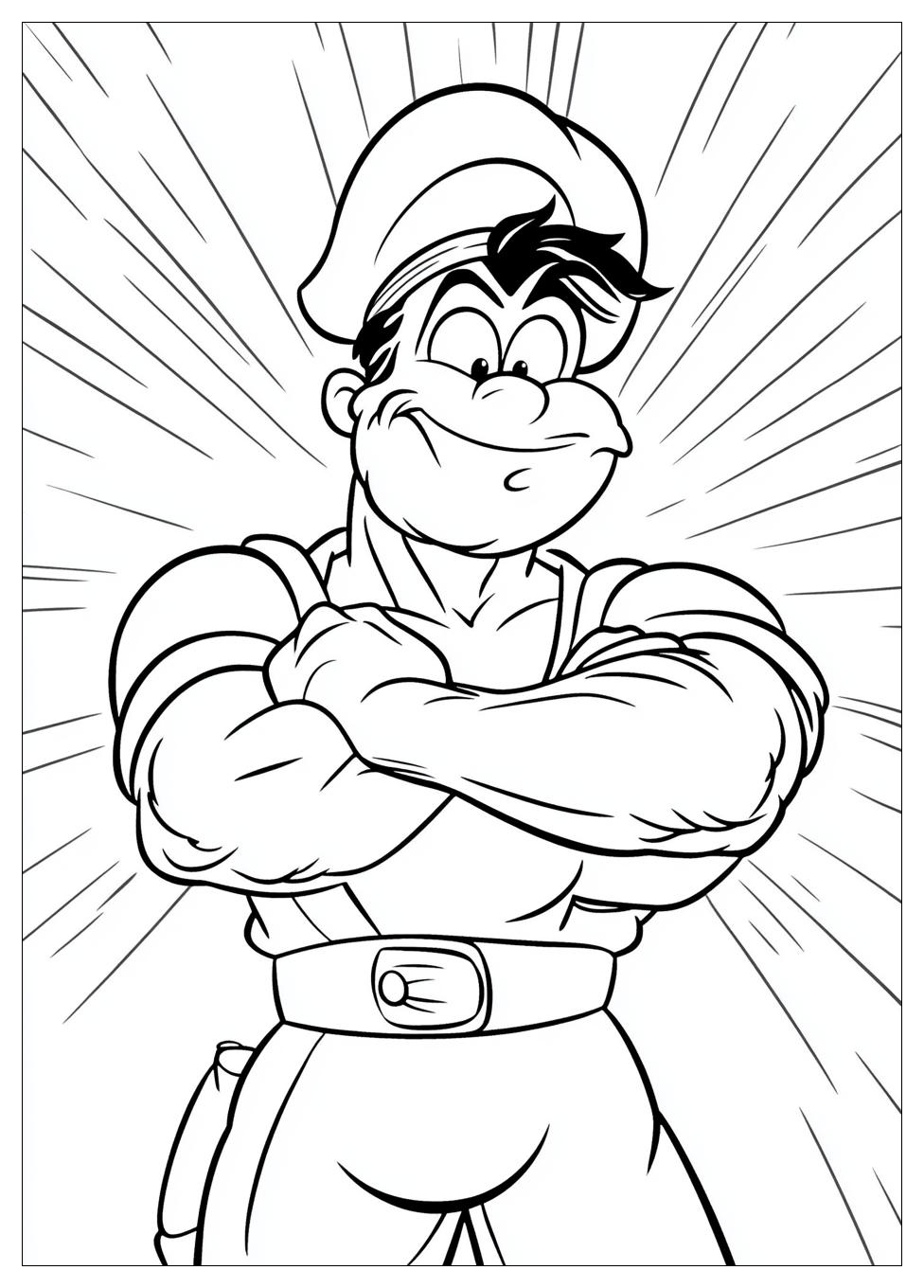 Free Printable Popeye Coloring Pages 20 Popeye Coloring Pages-20