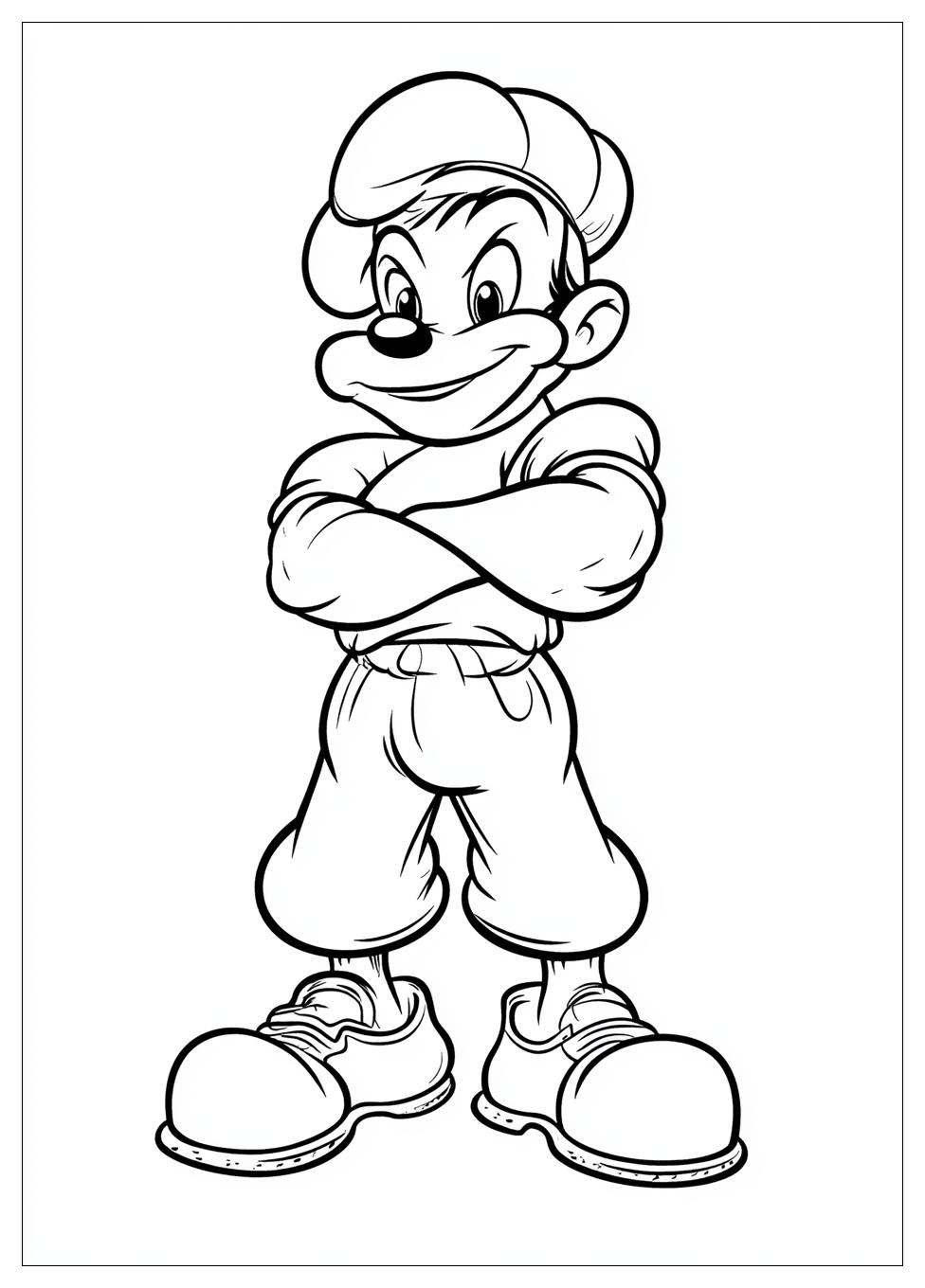 Free Printable Popeye Coloring Pages 3 Popeye Coloring Pages-3