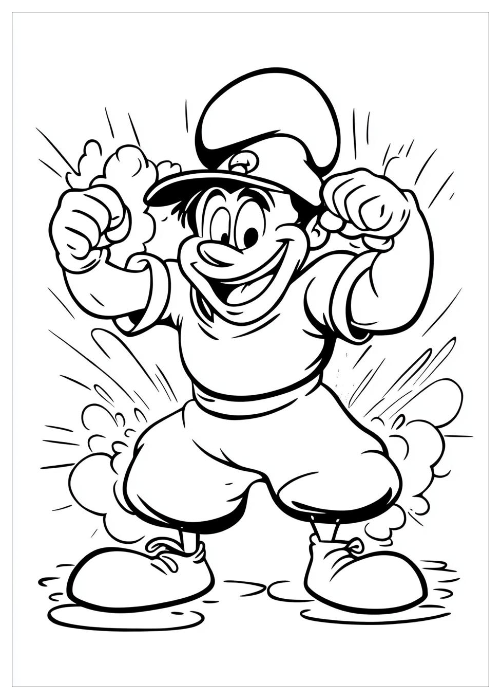 Free Printable Popeye Coloring Pages 4 Popeye Coloring Pages-4