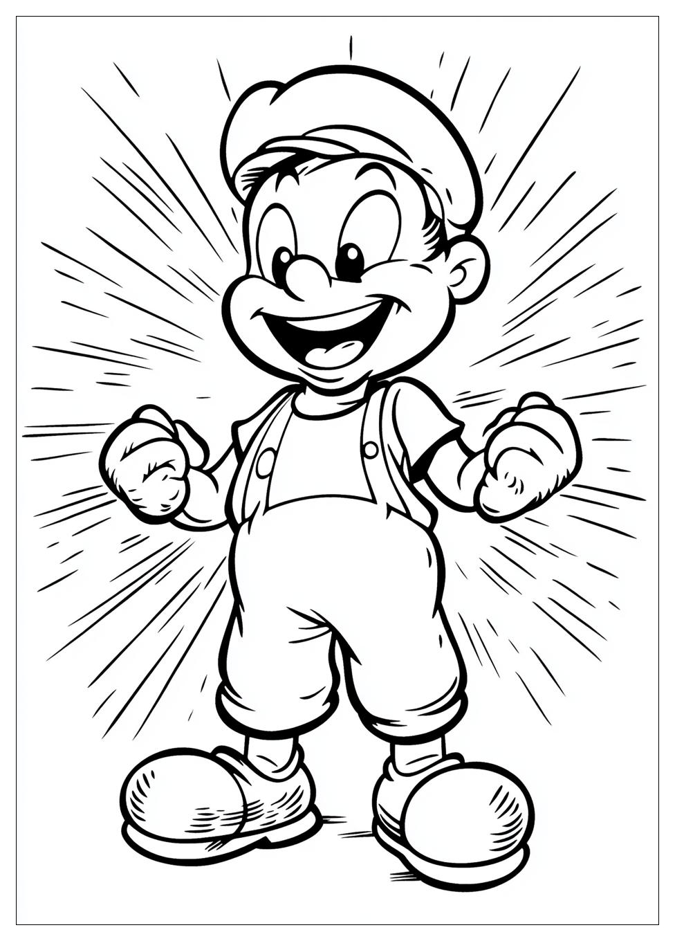 Free Printable Popeye Coloring Pages 5 Popeye Coloring Pages-5