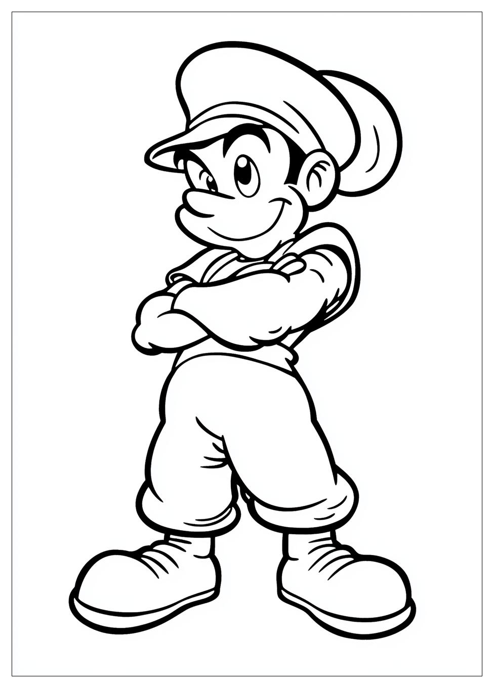 Free Printable Popeye Coloring Pages 6 Popeye Coloring Pages-6