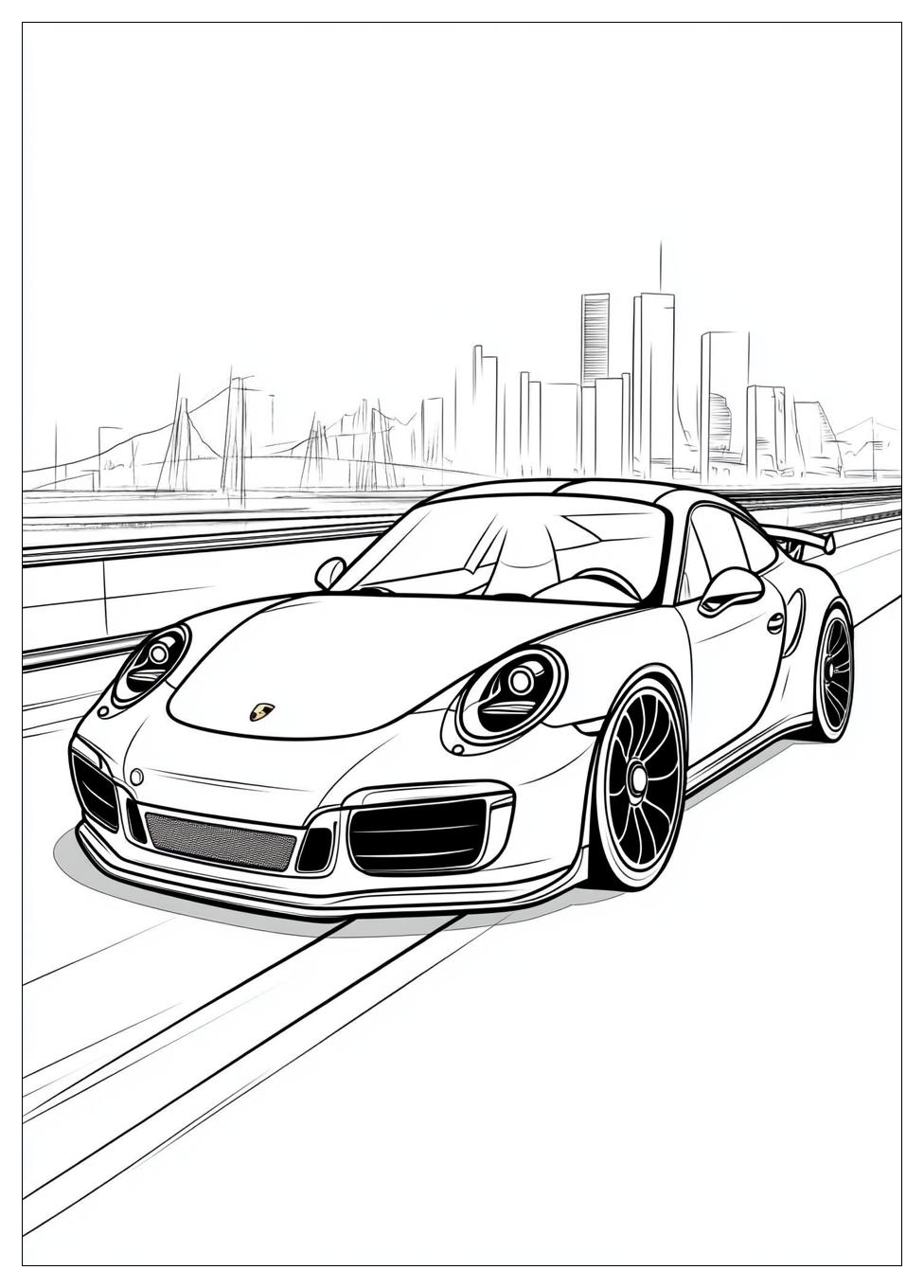 Porsche Coloring Pages-1