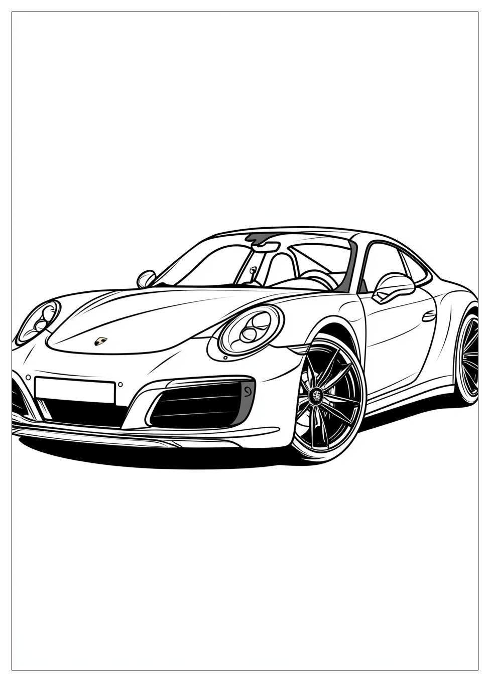 Porsche Coloring Pages-11