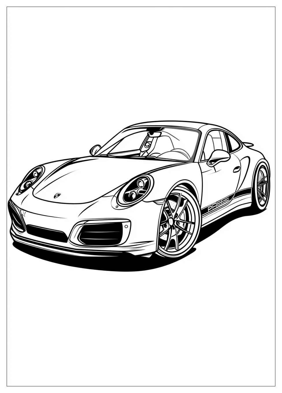 Porsche Coloring Pages-18