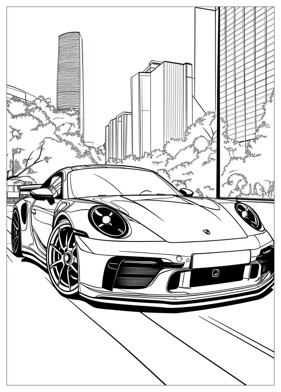 Porsche Coloring Pages-19