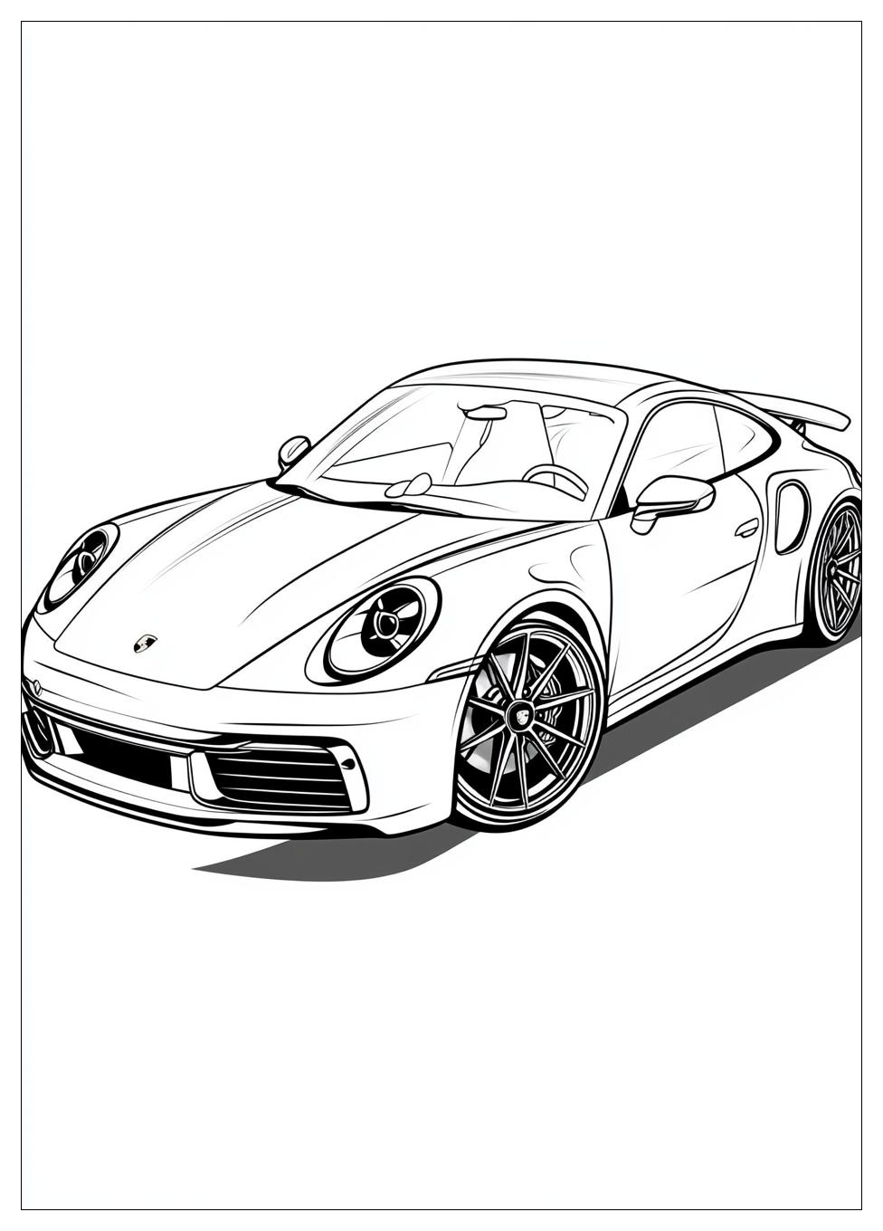 Porsche Coloring Pages-3