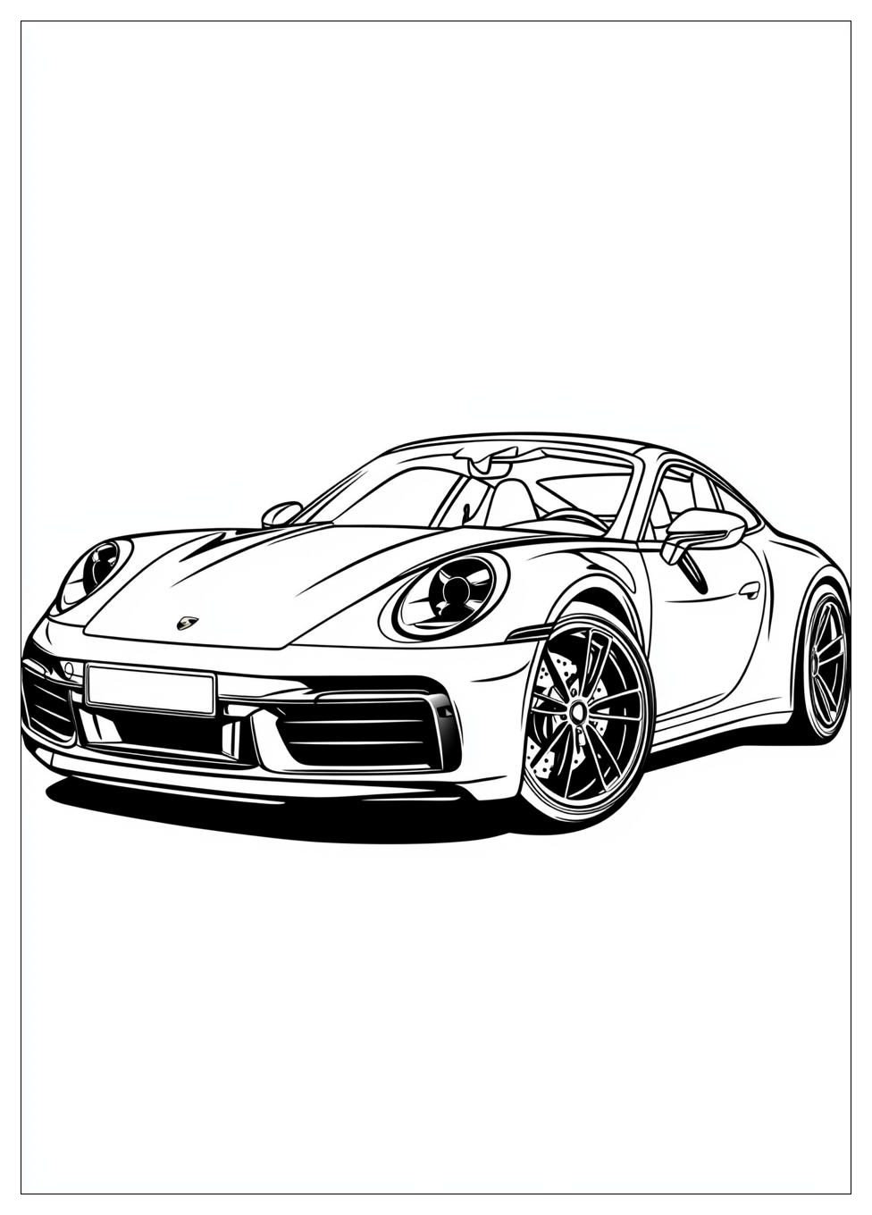 Porsche Coloring Pages-5