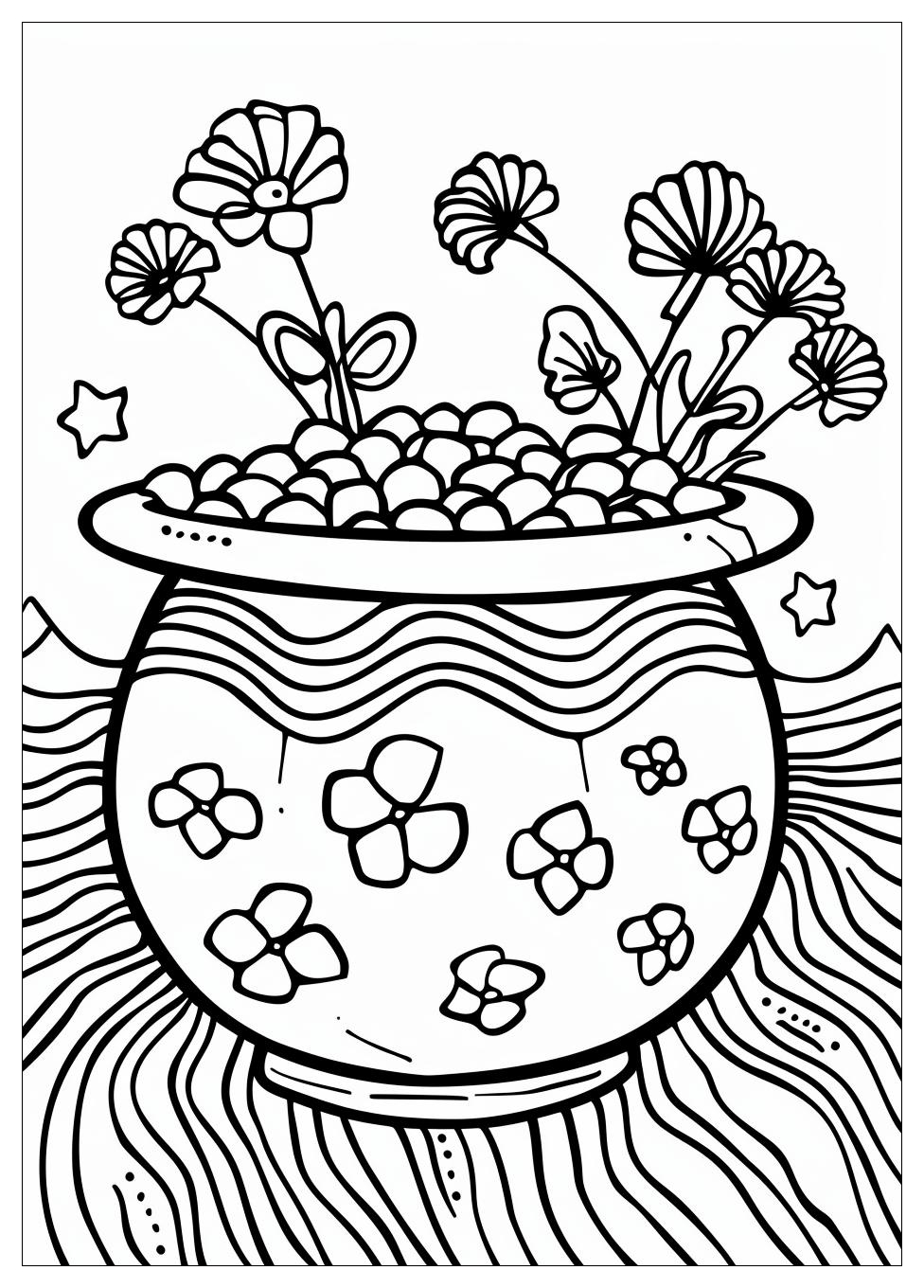 Pot of Gold Coloring Pages-1