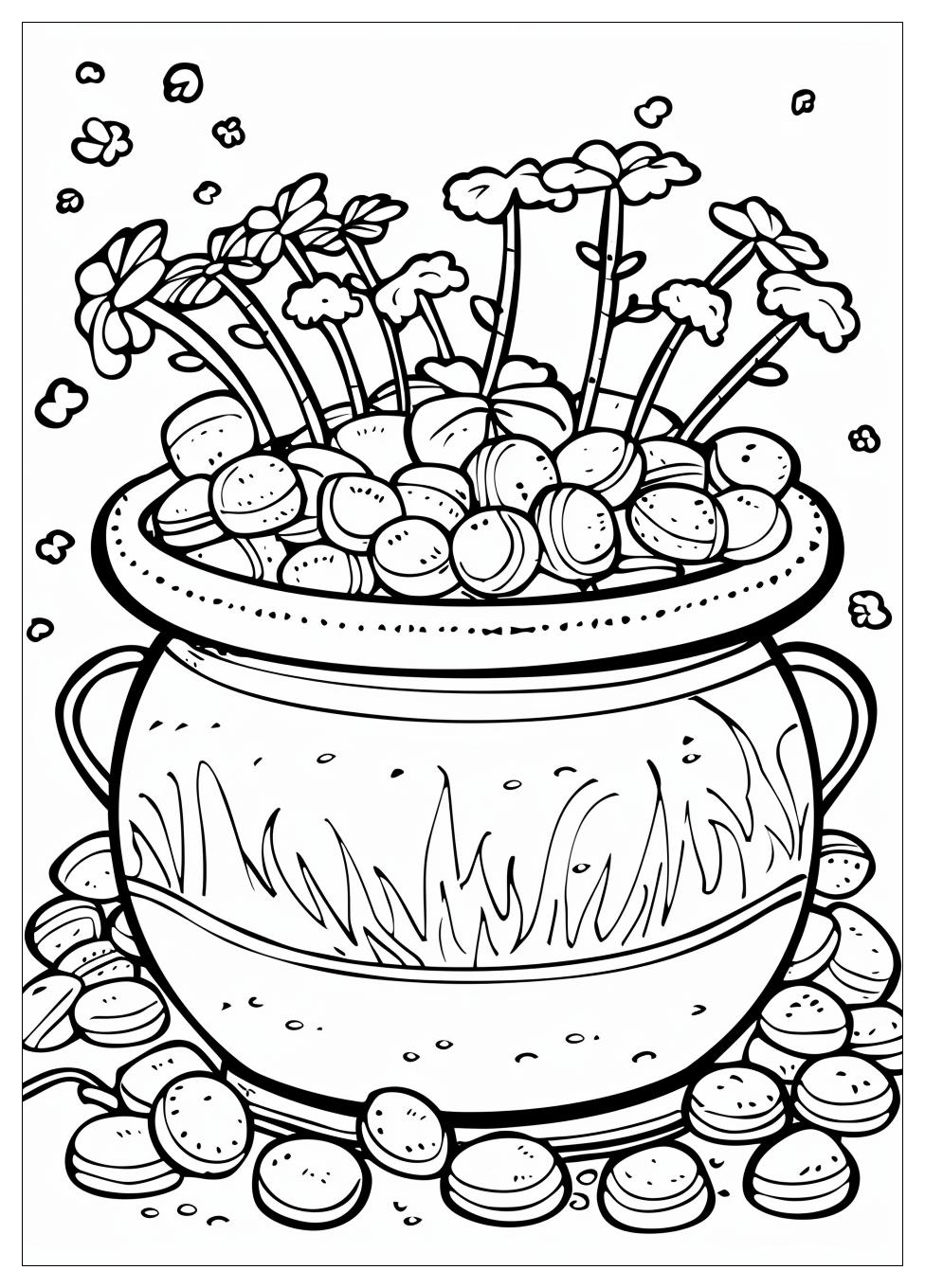 Pot of Gold Coloring Pages-10