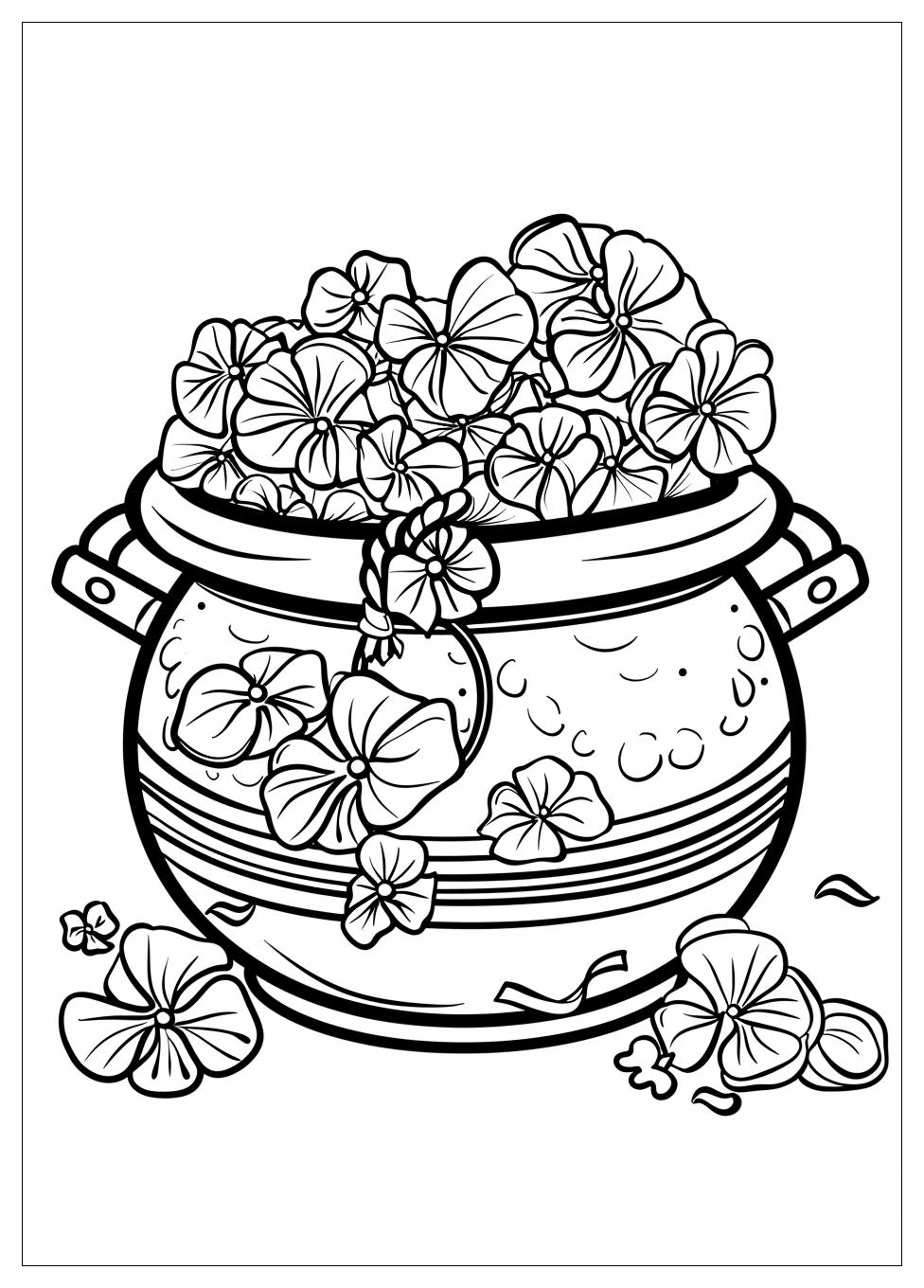 Pot of Gold Coloring Pages-3