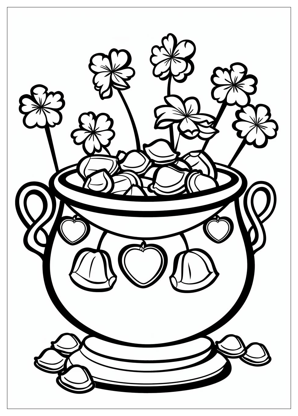 Pot of Gold Coloring Pages-5