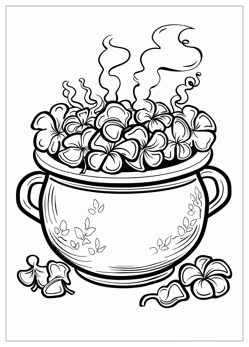 Pot of Gold Coloring Pages-7