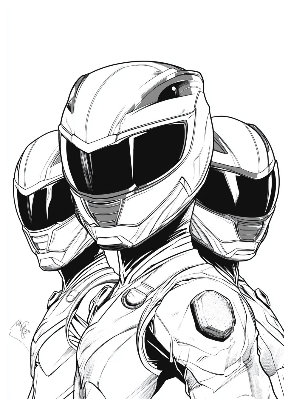 Power Rangers Coloring Pages-1
