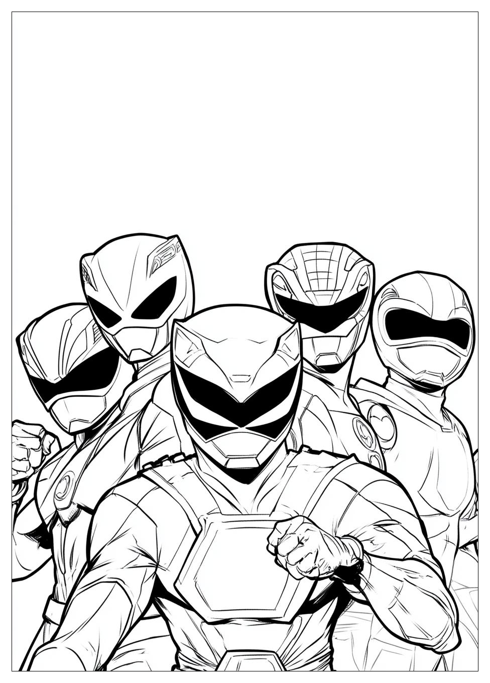 Power Rangers Coloring Pages-18