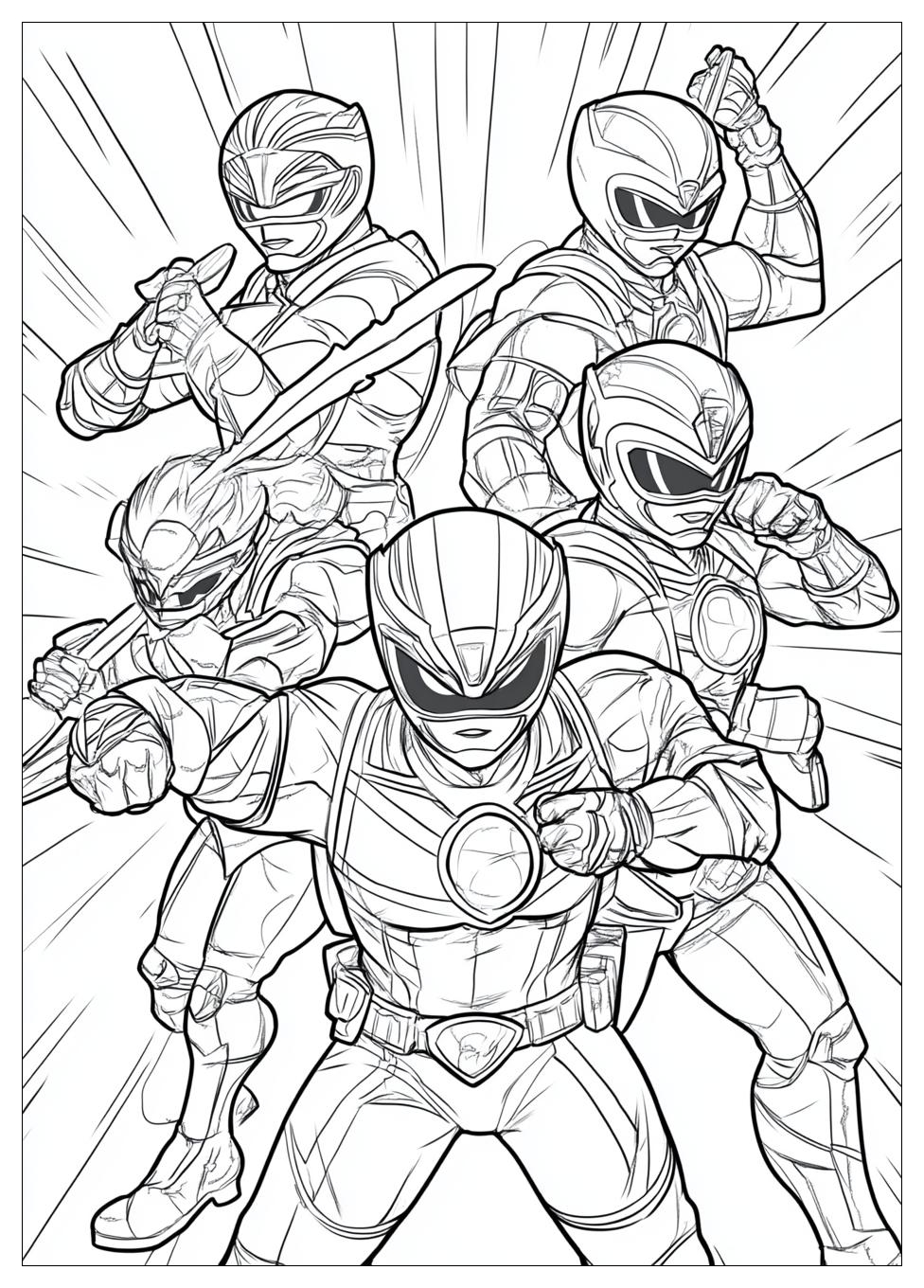 Power Rangers Coloring Pages-8