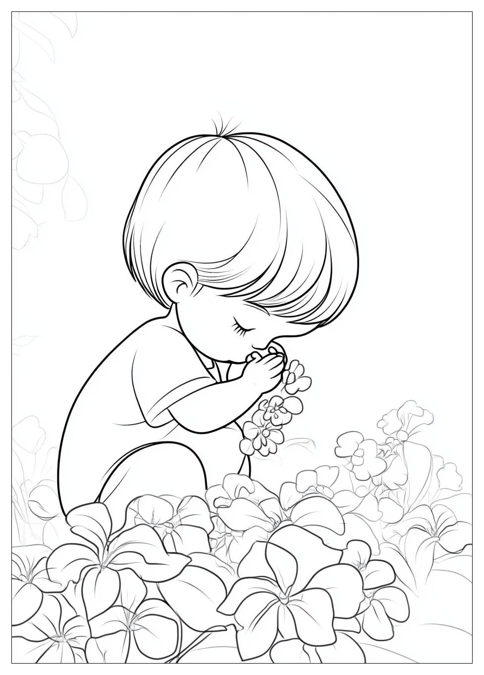 Precious Moments Coloring Pages-12