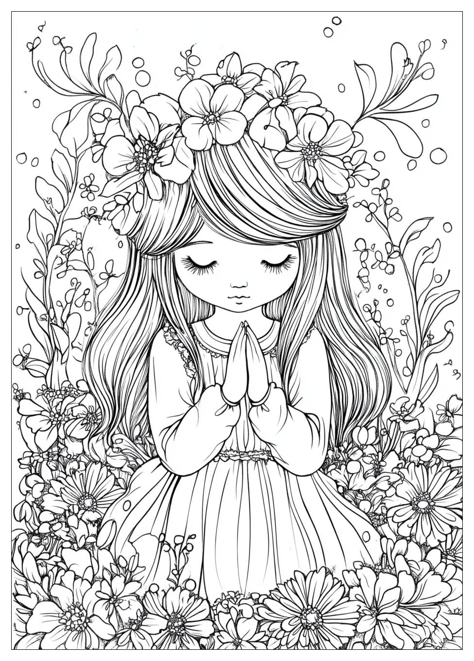 Precious Moments Coloring Pages-16