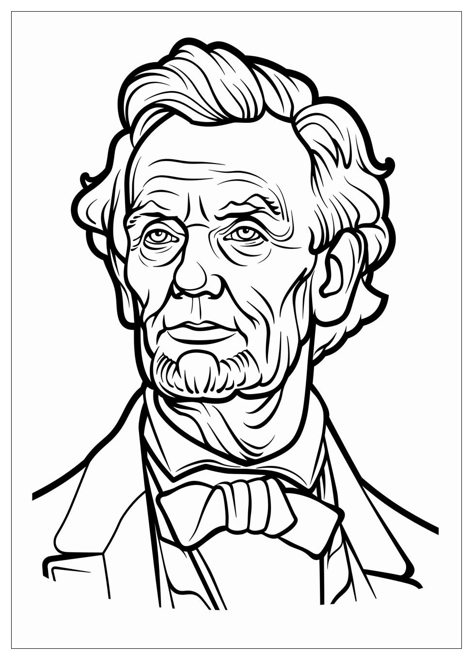 Presidents Day Coloring Pages-1