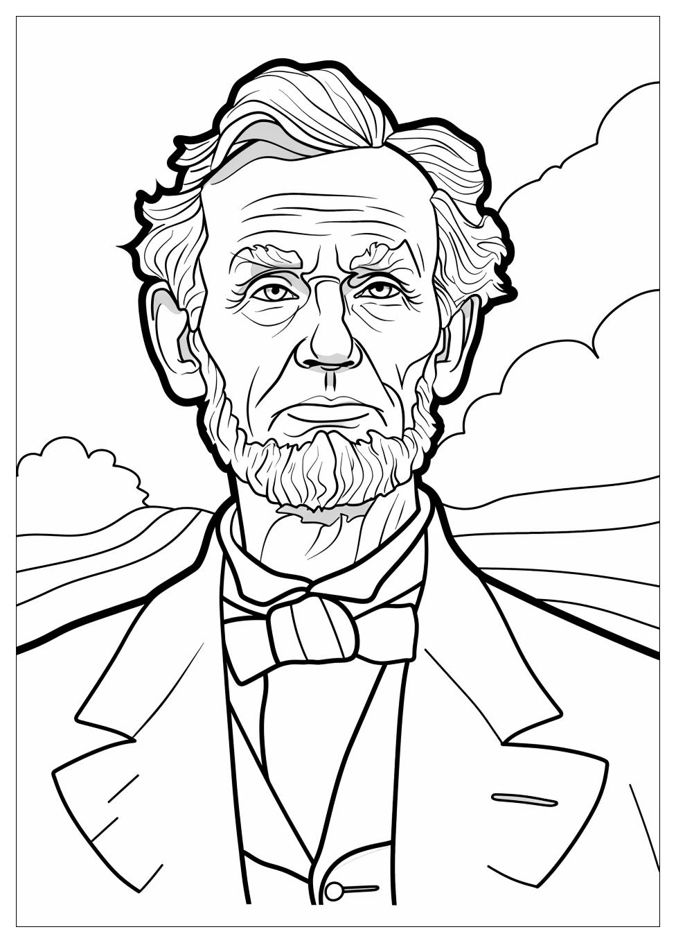 Presidents Day Coloring Pages-3