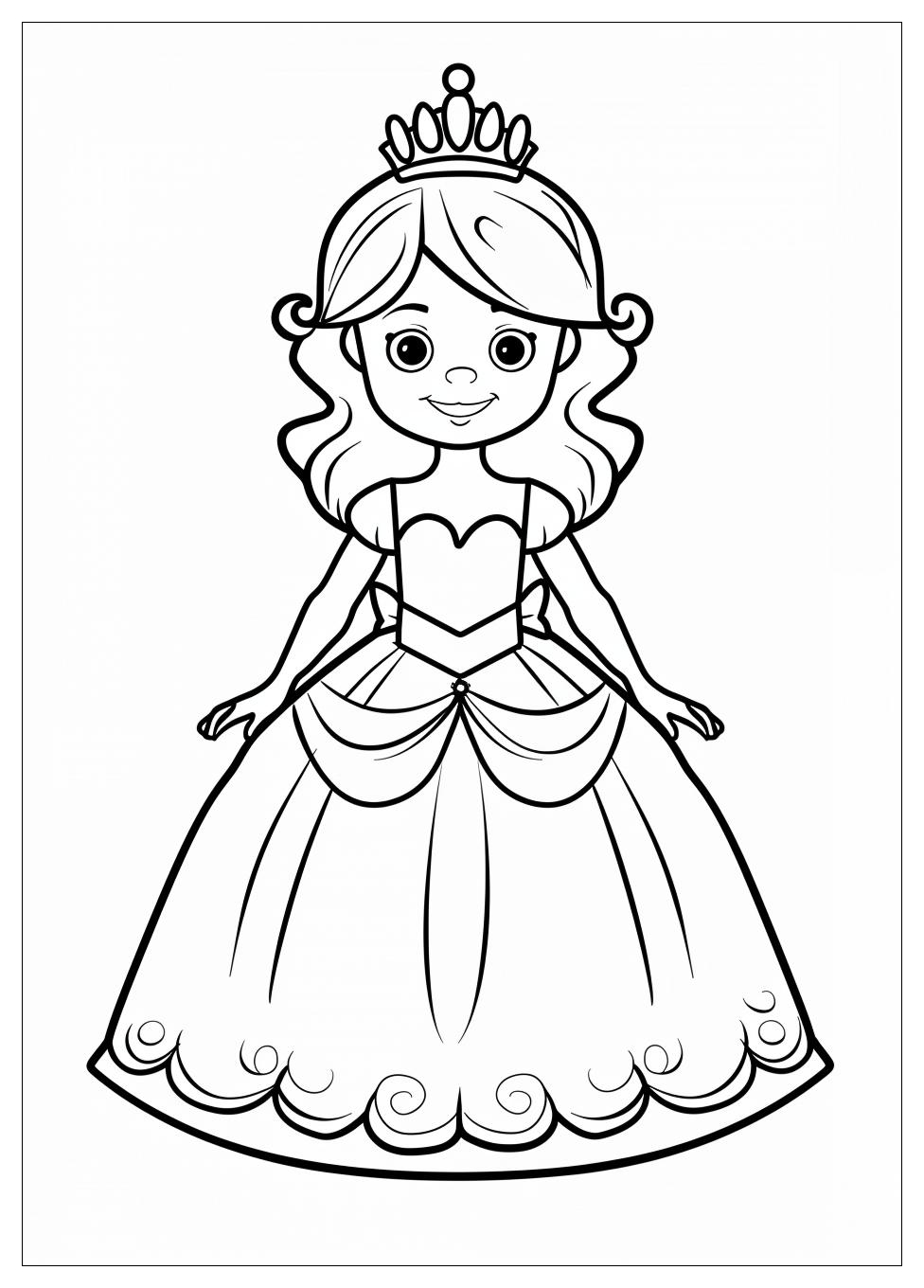 Princess Coloring Pages-10