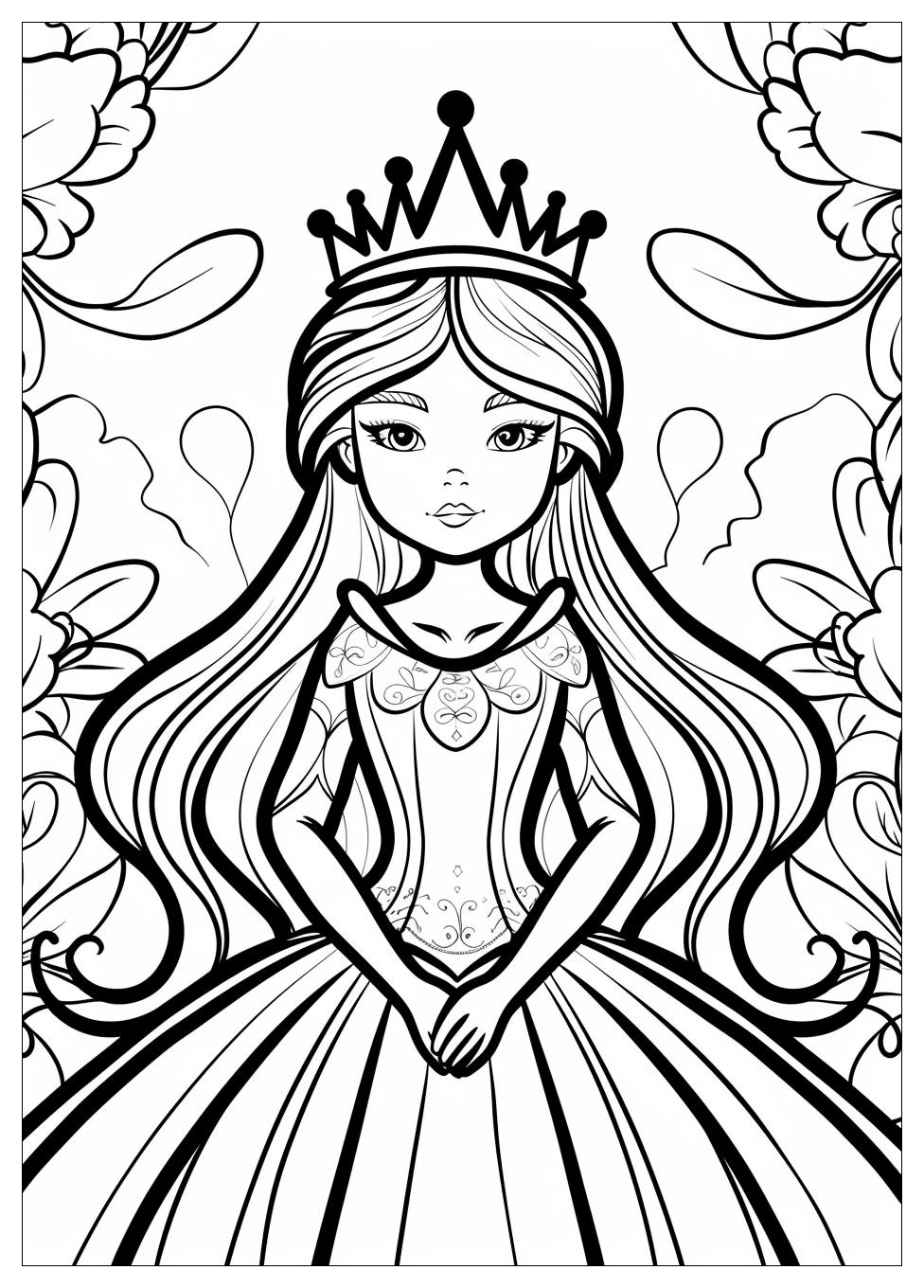 Princess Coloring Pages-12