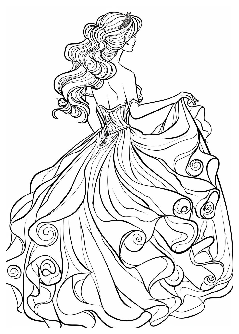 Princess Coloring Pages-14