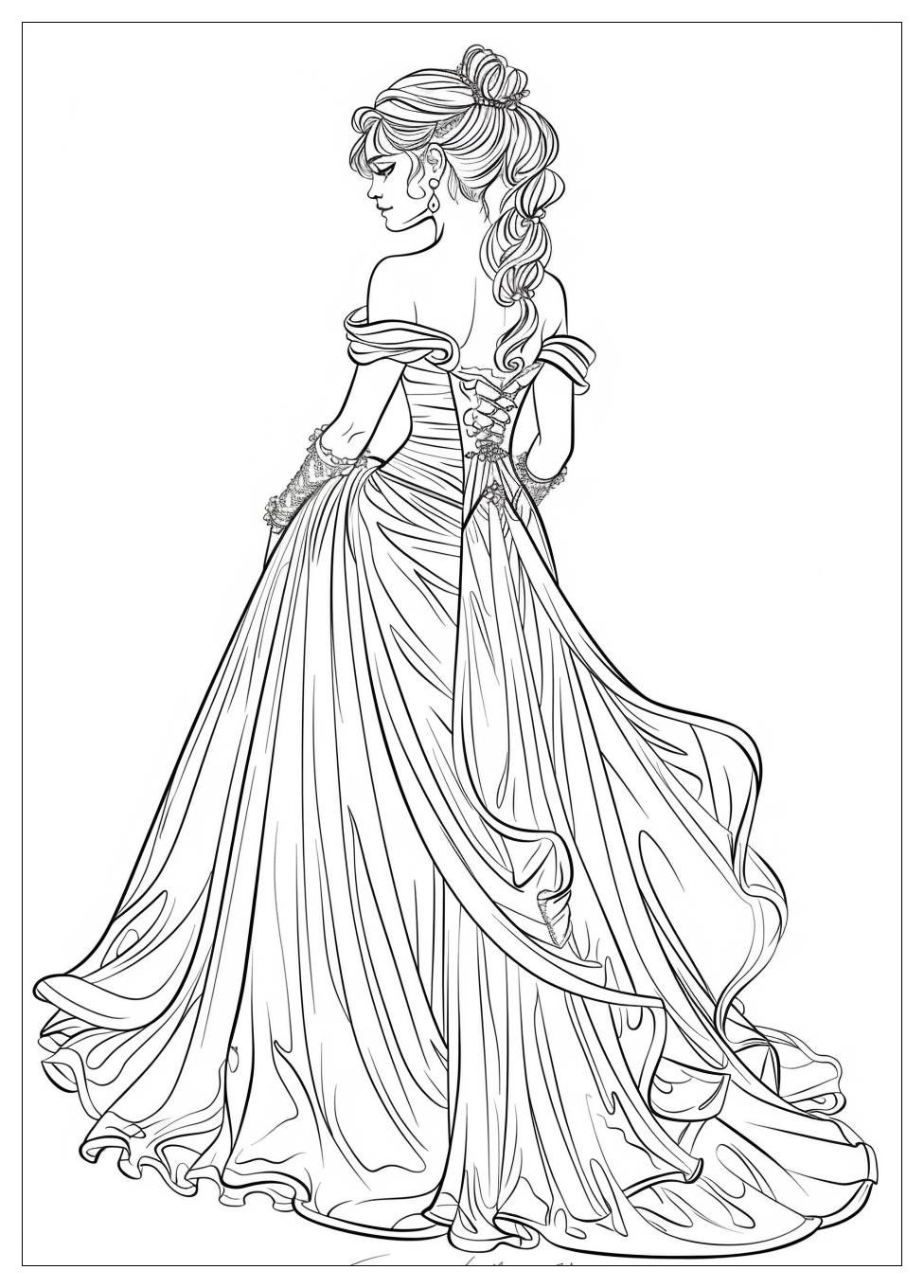 Princess Coloring Pages-17