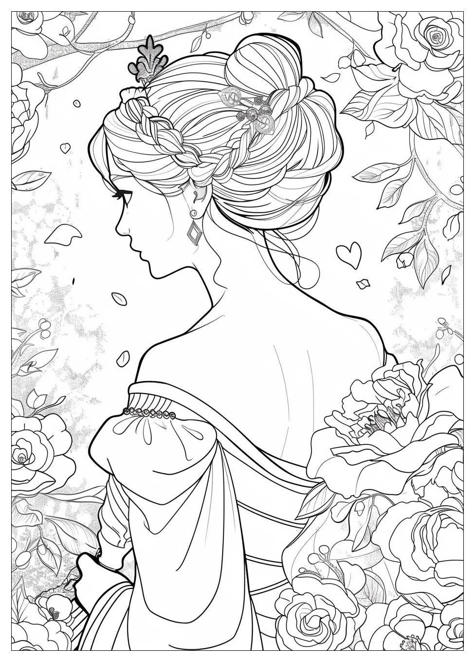 Princess Coloring Pages-19