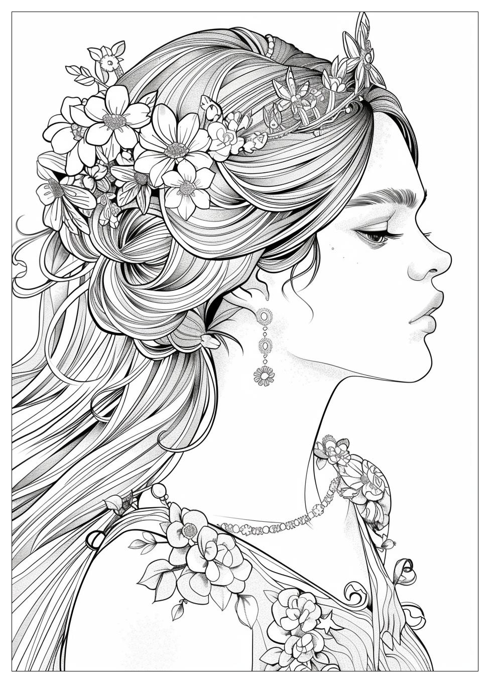 Princess Coloring Pages-20
