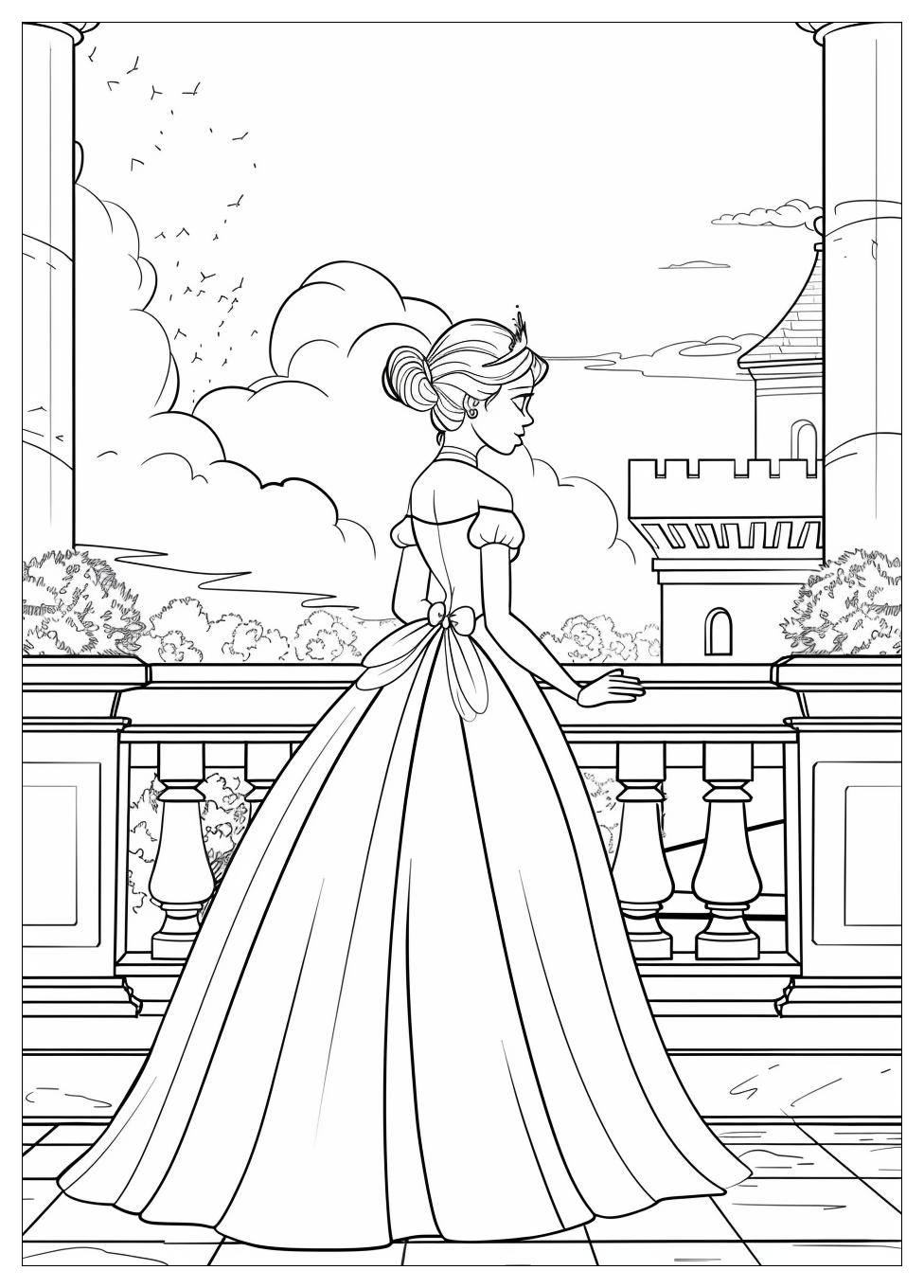 Princess Coloring Pages-4